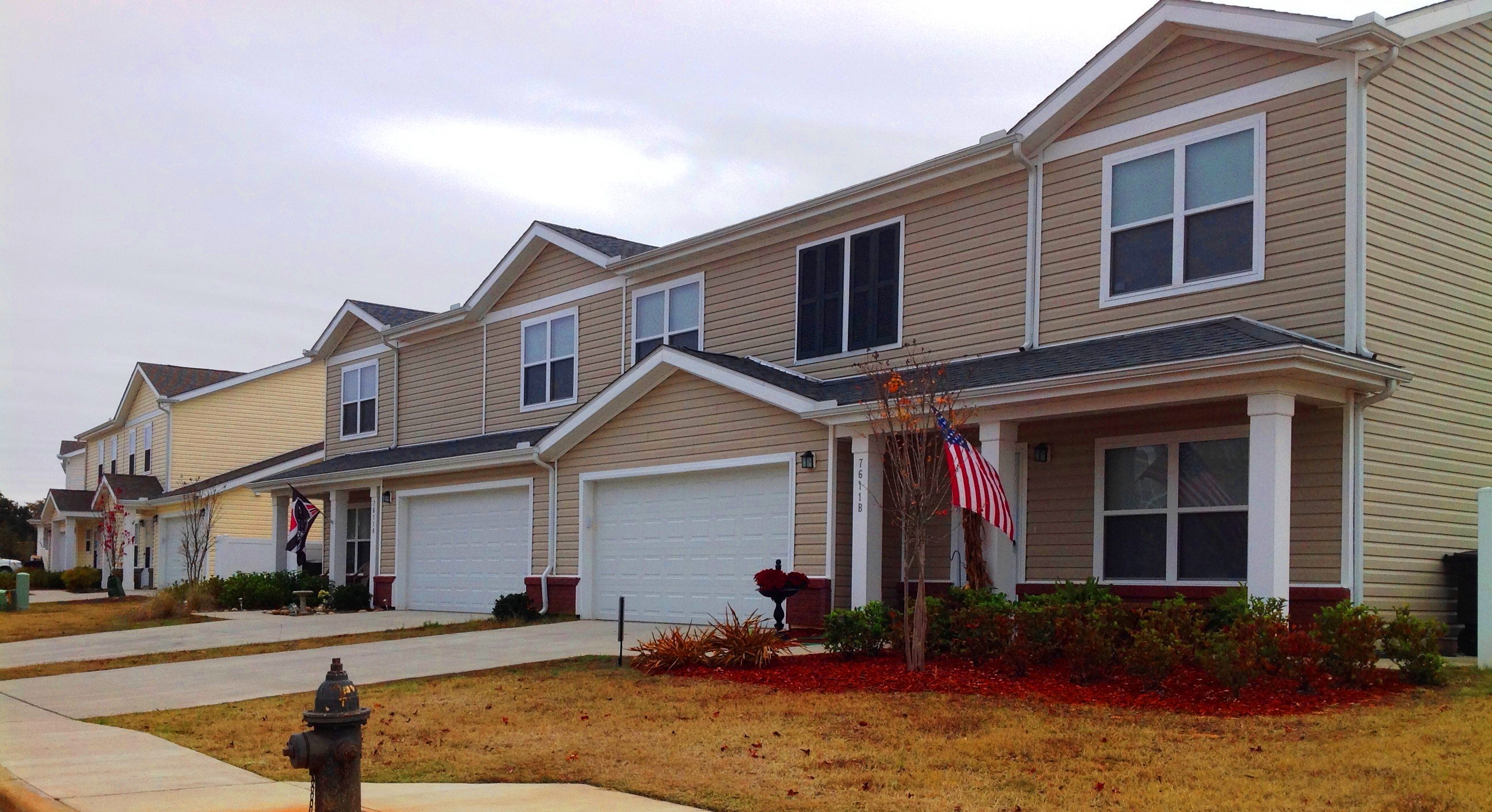 Shaw Family Housing Front Yard